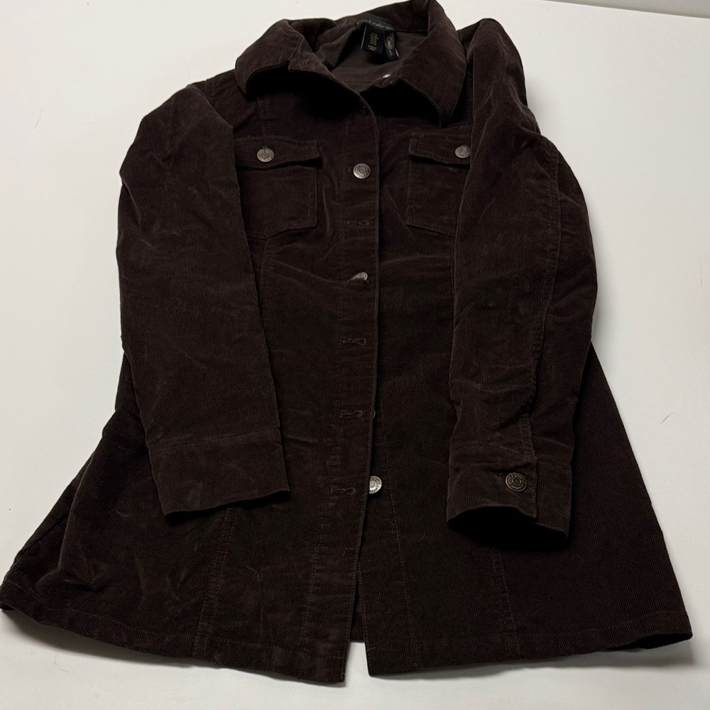 House of Harlow 1960 Dark Brown Corduroy shirt  Coat